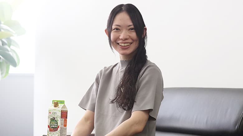 株式会社J-オイルミルズ 油脂事業統括部家庭用事業部 宮﨑朋江氏の写真