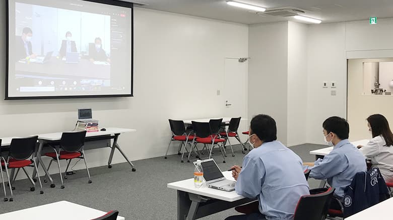 オンライン会議の様子